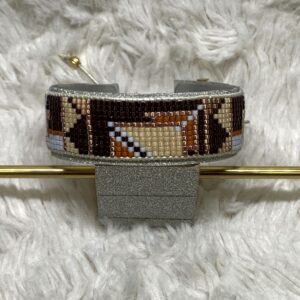 Bracelet en perles miyuki tissé à la main