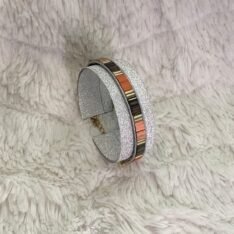 Bracelet en perles Tila et miyuki tissé à la main