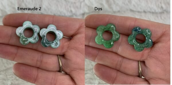 scintillantes, en résine interchangeables et réversible- collection Shiny Bloom