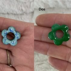 scintillantes, en résine interchangeables et réversible- collection Shiny Bloom