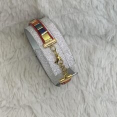 Bracelet en perles japonaises Tila tissé à la main