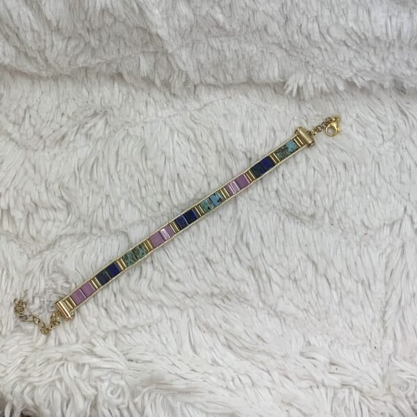 Bracelet en perles Tila tissé à la main
