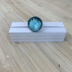 bague réglable en résine verte, acier inoxydable 304