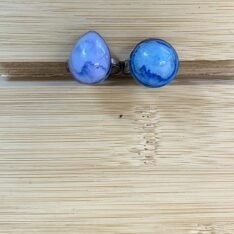 bagues réglables en résine minérale bleue, acier inoxydable 304