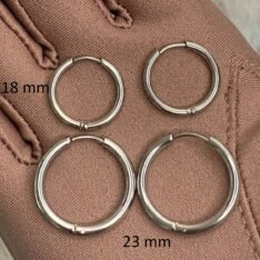 Créoles 18 mm ou 22mm pour pampilles