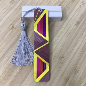 Marque-page en marqueterie de paille