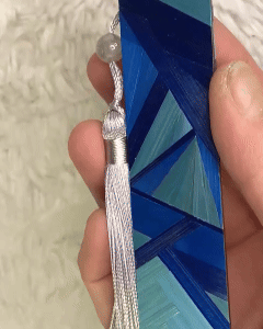 marque pages bleu outremer