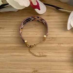 Bracelet  orange et noir – Tissage Artisanal en Perles Miyuki.jpg